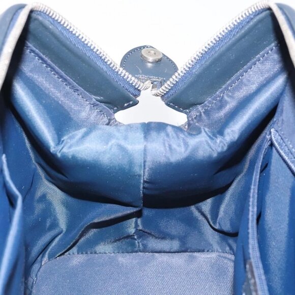 Christian Dior Trotter Canvas Hand Bag Navy Auth 126883 - Picture 12 of 16
